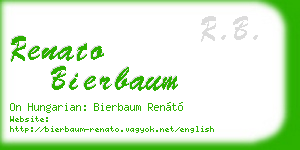 renato bierbaum business card