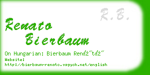 renato bierbaum business card